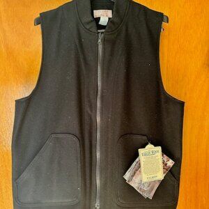 Filson Mid-weight Wool Outfitter Vest Liner- Size Large - Black
